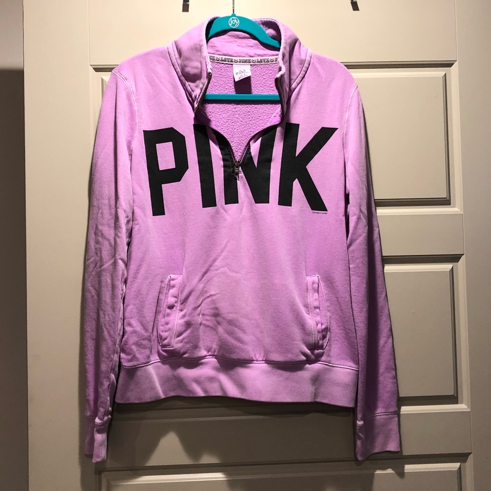 SALE⚡️PINK Victoria’s Secret Quarter Zip